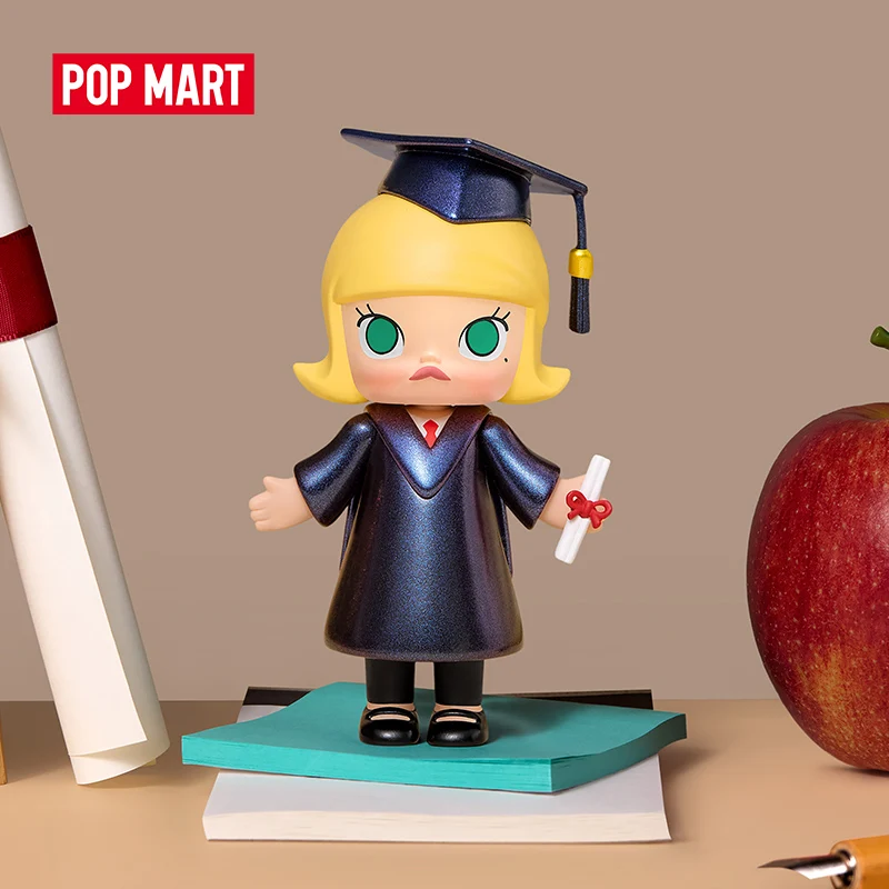 Pop Mart Molly Happy Graduation Figurine 100% Figure Limited Edition