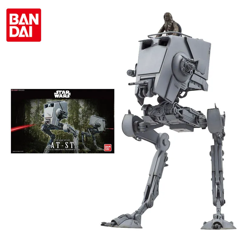 Bandai Star Wars Blocks Anime Figure 1/48 All Land Scout At-St Di Trasporto Modello Originale Action Toy Figure Giocattoli Per Bambini