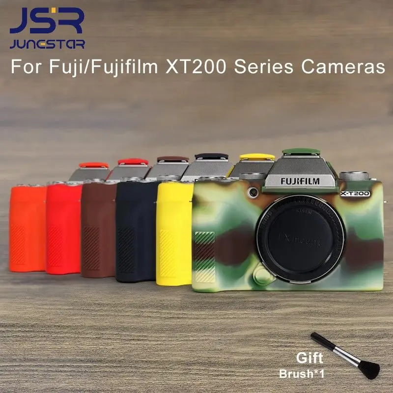 Custodia Morbida In Silicone Per Armatura Custodia Per Fotocamera Per Fujifilm X-T200 Fuji Xt200 Custodia Protettiva In Gomma Fujifilm Xt200 Fuji X-T2