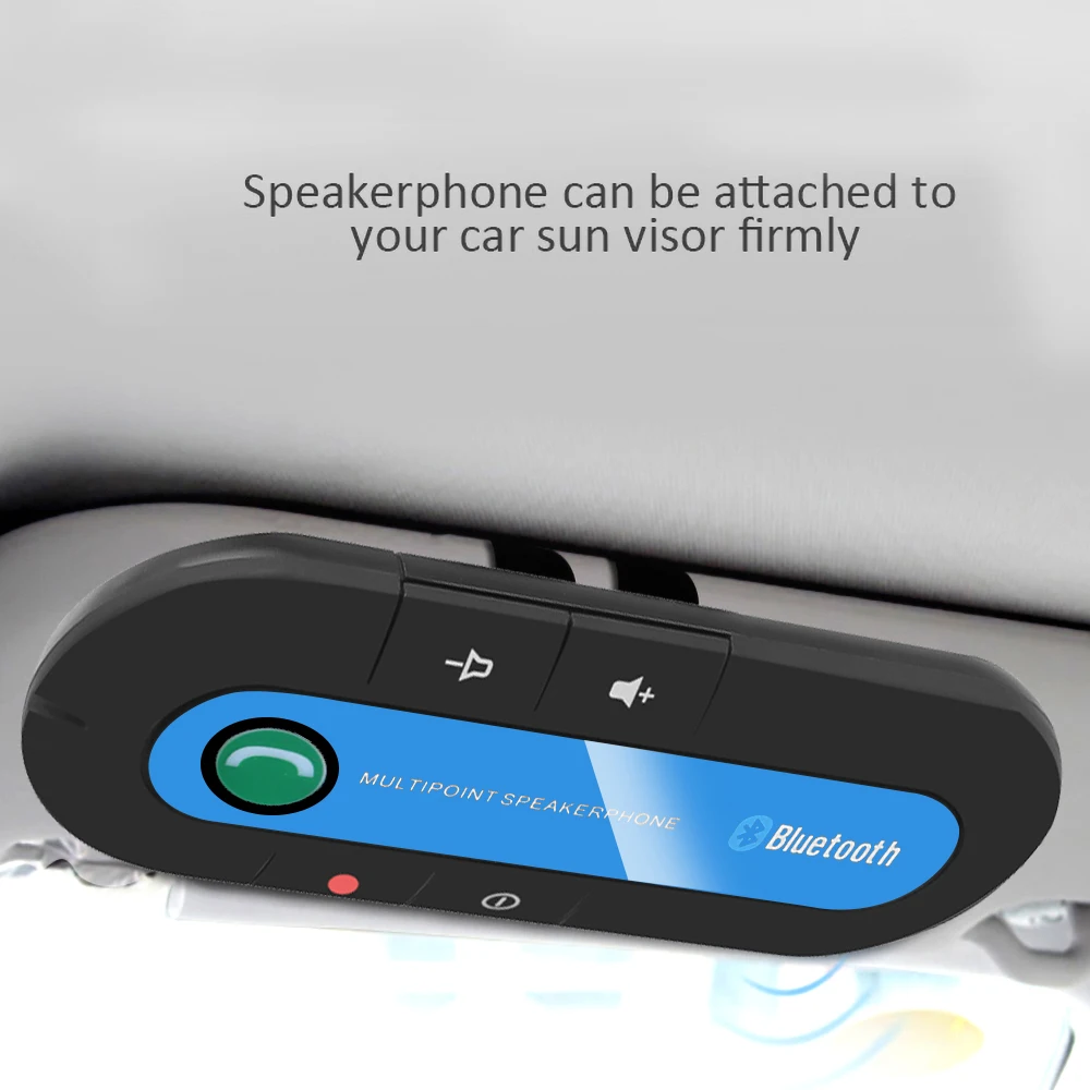 Kit Per Auto Bluetooth Senza Fili Vivavoce Vivavoce Parasole Altoparlante Per Telefono Accessori Per Ricevitore Audio Bluetooth Automatico