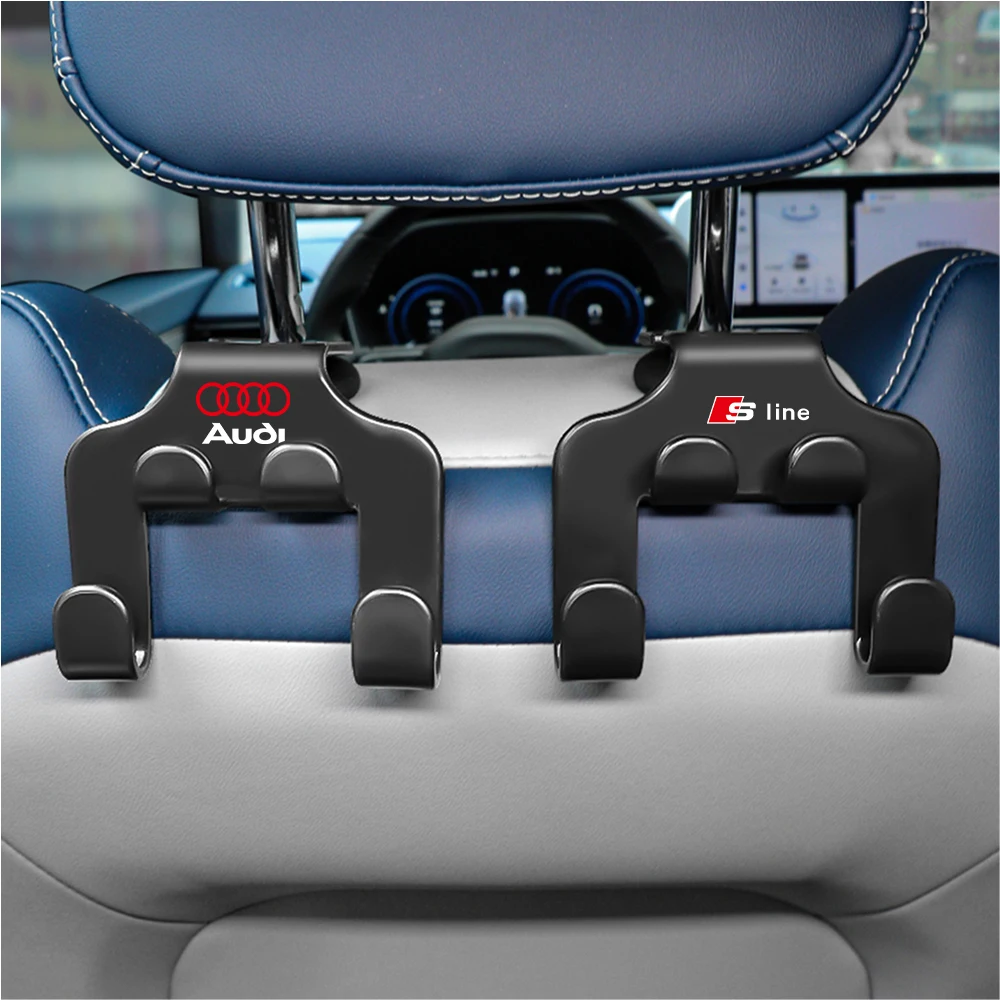 Seggiolino Auto Gancio Posteriore Pratico Supporto Per Telefono Cellulare Gancio Rack Di Stoccaggio Per Audi Sline A1 A2 A3 A4 A5 A6 A7 A8 Rs Q1 Q2 Q3