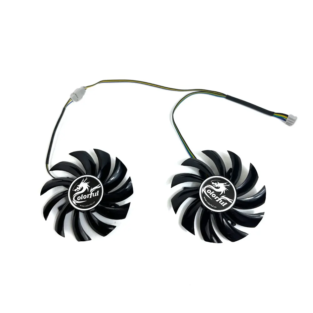 2 Pz/Set Nuova Ventola Gpu Gtx 650 Ti A 4Pin Da 75Mm, Per Ventola Di Raffreddamento Della Scheda Grafica Gtx 750 Ti Gtx 660 Gtx 650 Ti Colorata