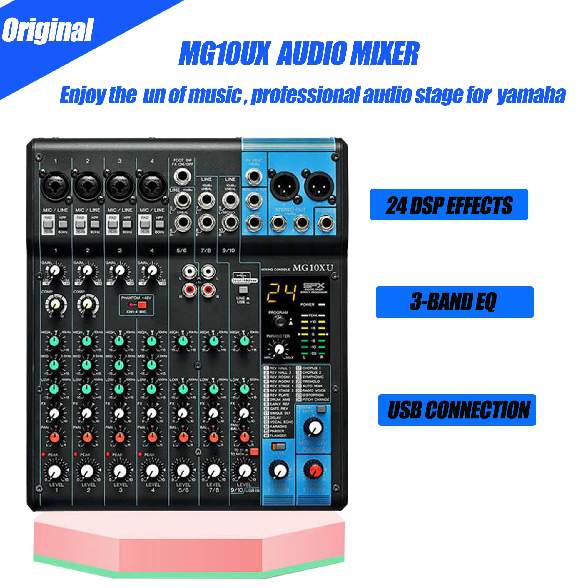 Originale Mg10Xu 10/12 Canali Console Di Missaggio Professionale Dsp Sound Usb Registrazione Mixer Audio Mixer Console Dj Per Audio Stage