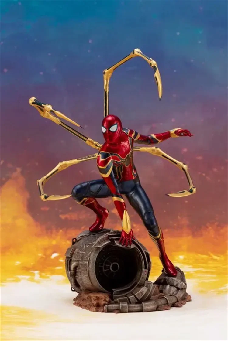 Hot Toys Avengers Artfx Infinity War Spiderman Action Figure Model Toys Giocattoli Ornamentali