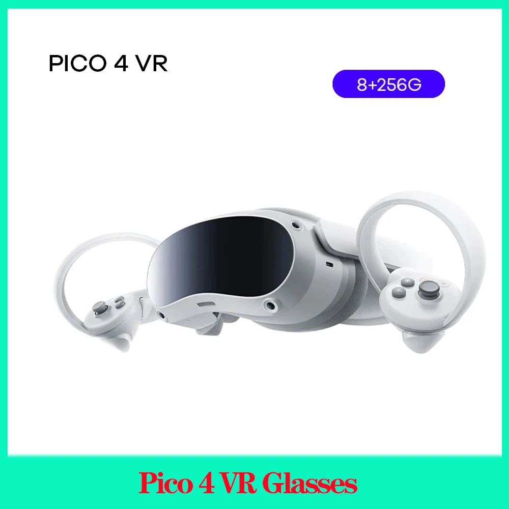 Pico 4 Vr Headset All-In-One Virtual Reality Headset Pico4 Per Metaverse And Stream Gaming 4K Display 3D Vr Glasses 8 128G/256G