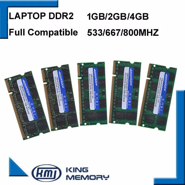 Ram Per Laptop Kembona Ddr2 2Gb 1Gb 800Mhz/667Mhz Pc2 6400 53001G 2G Memoria Per Notebook 200Pin Originale