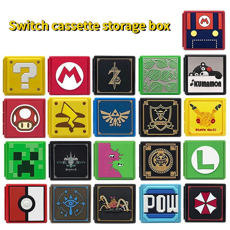 Cartoon Anime Pokemon Switch Game Cassette Box Ns Cassette Storage Box Ns Card Box Accessori