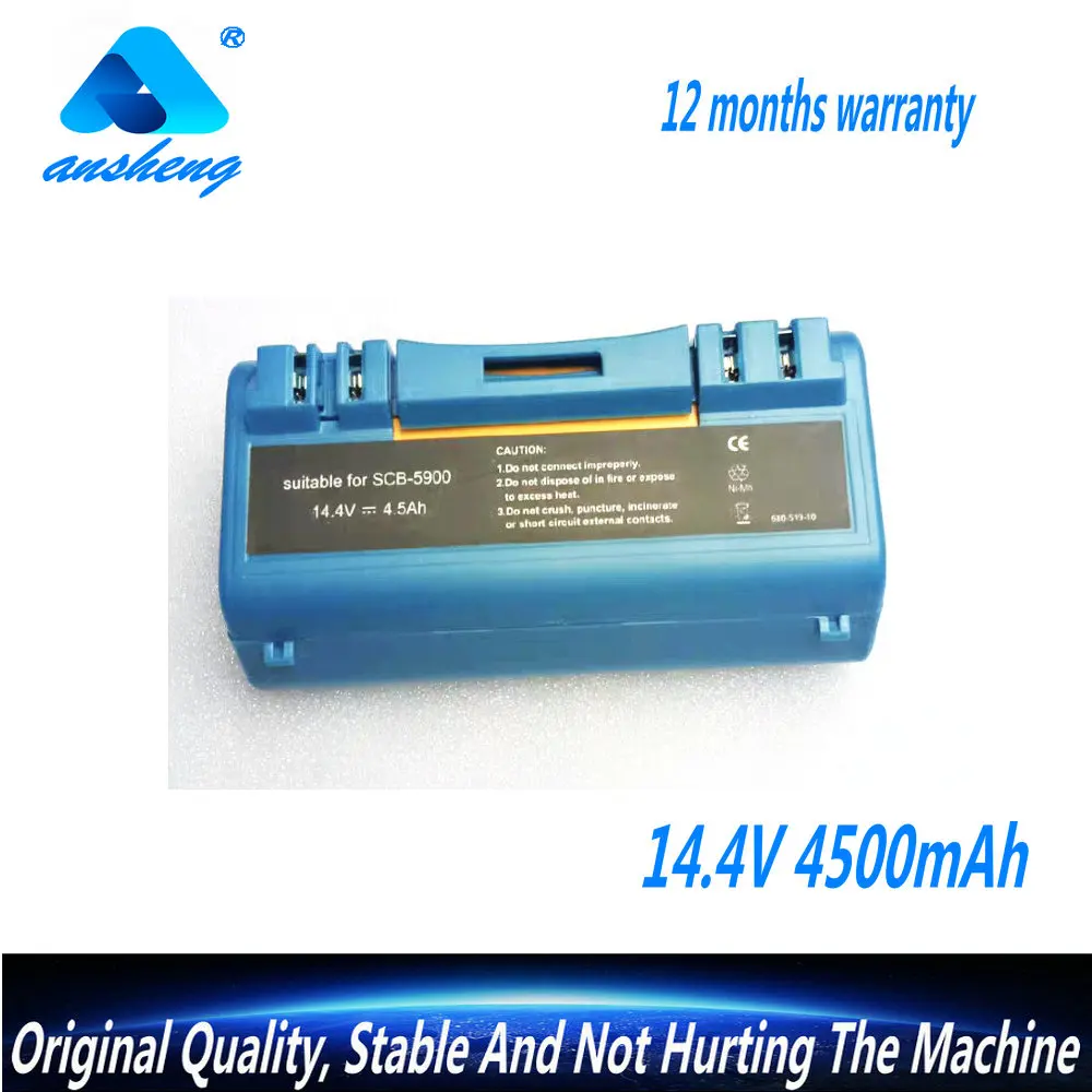 Originale Scb-5900 Per Irobot Scooba 330/ 5800 340 / 5850 350/ 5900 380 / 6050 385 390 Batteria Ni-Mh