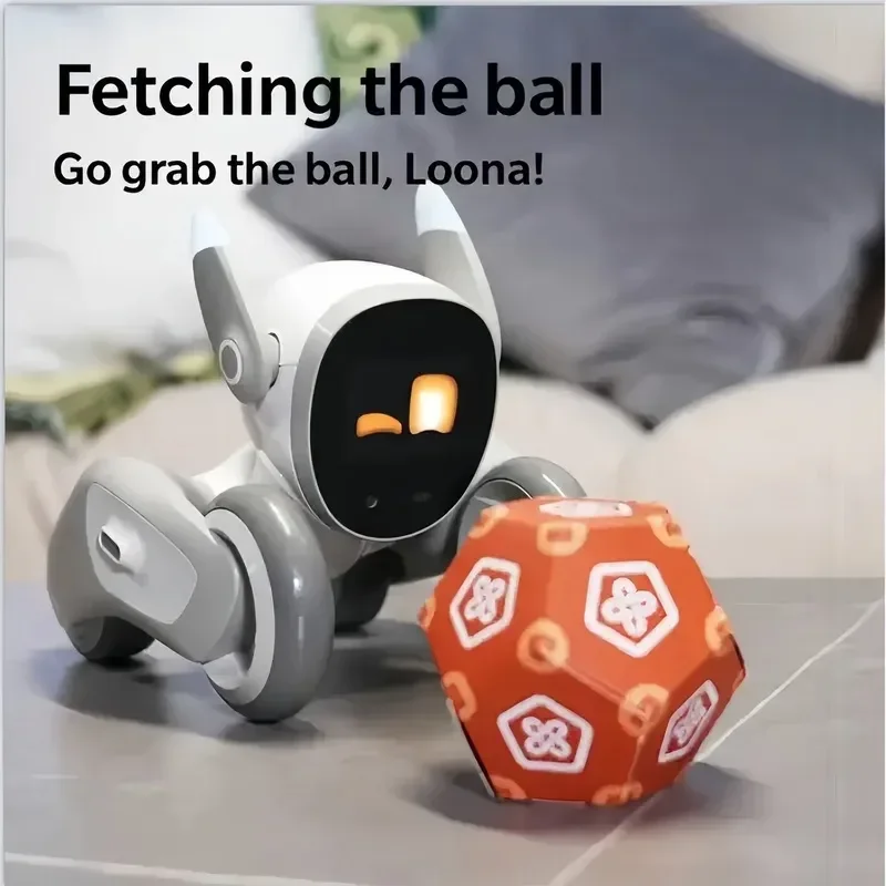 Intelligent Chatgpt Robot Dog Loona Luna Interazione Emozionale Virtual Pet Ai Puzzle Electronic Accompagnare Pet Desktop Robot Gift