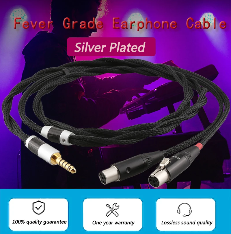 Spina Stereo Da 3.5Mm 16 Core 99% 7N Occ Cavo Per Auricolari Per Cuffie Meze 99 Classici Neo Noir