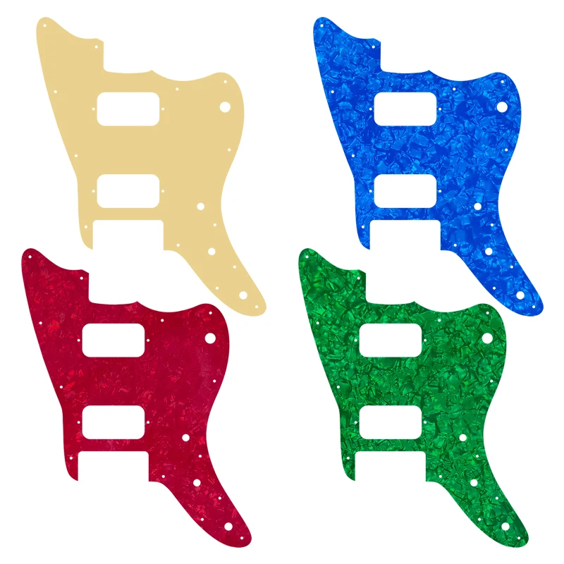 Plearoo Personalizza Le Parti-Per Us Fd Squier Analycise Jazmaster Guitar Pickguard Con Pickup Hh, Scelta A Più Colori