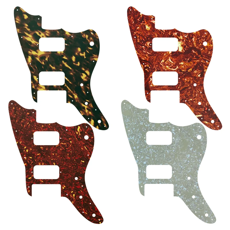 Plearoo Personalizza Le Parti-Per Us Fd Squier Analycise Jazmaster Guitar Pickguard Con Pickup Hh, Scelta A Più Colori