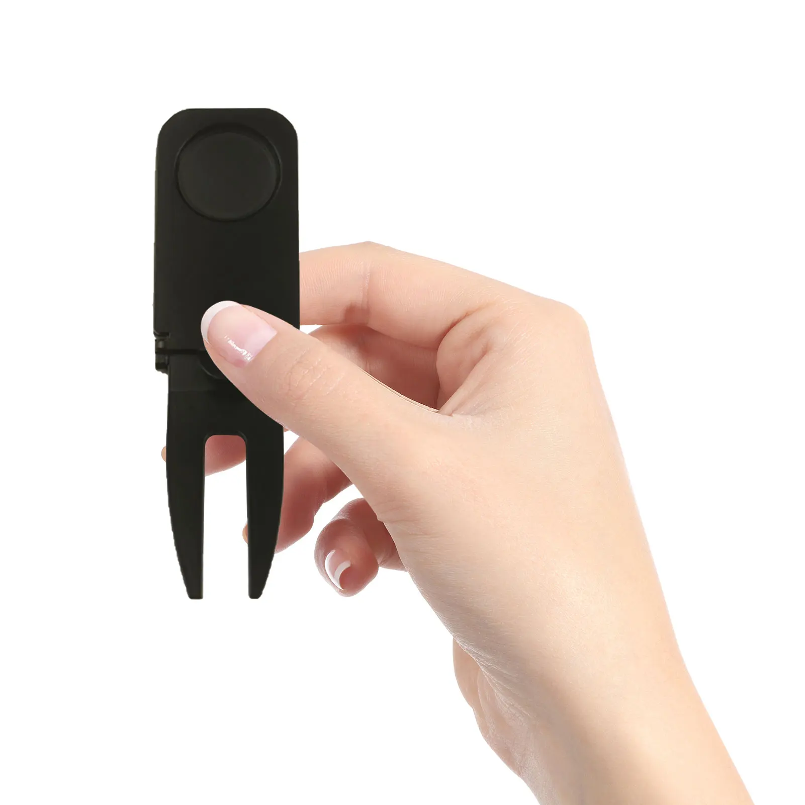 Golf Divot Repair Tool Metal Divot Tool With Magnetic Ball Marker Portable Mark Repair Tool With Button Easy To Use Gift For