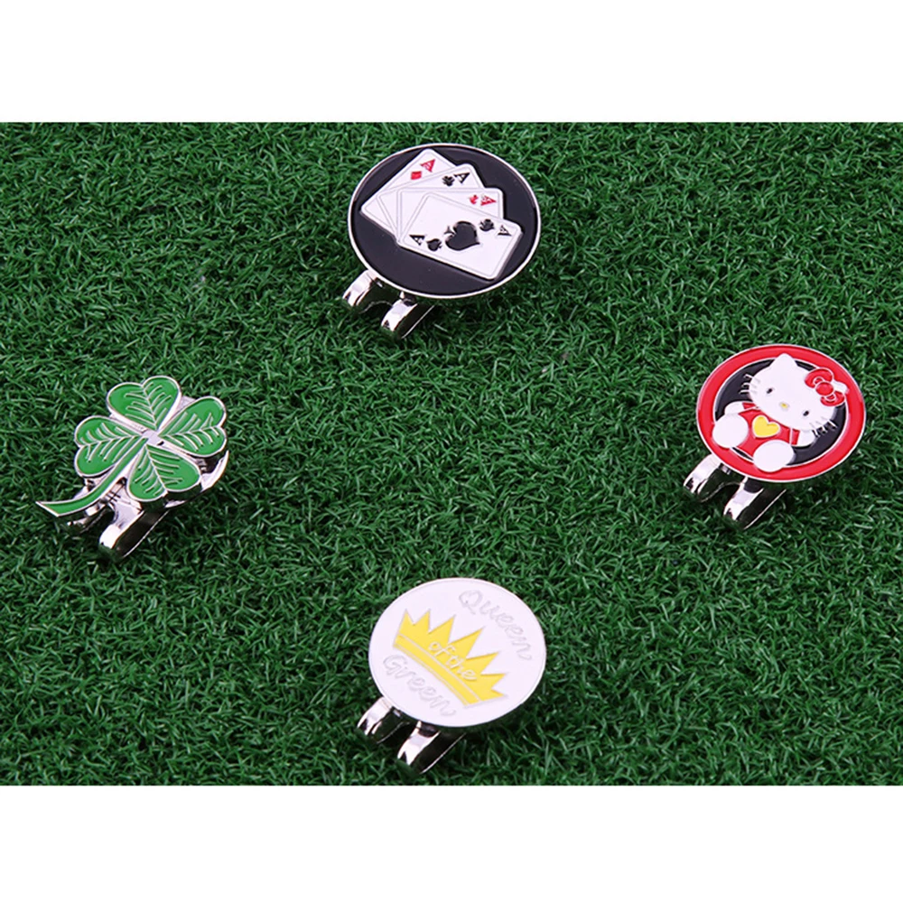 Pgm Pallina Da Golf Mark Cappello Clip Metallo Lega Magnetica Birdie Tiger Cap Clip Glove Design Golf Marker Uomo Donna Mk010