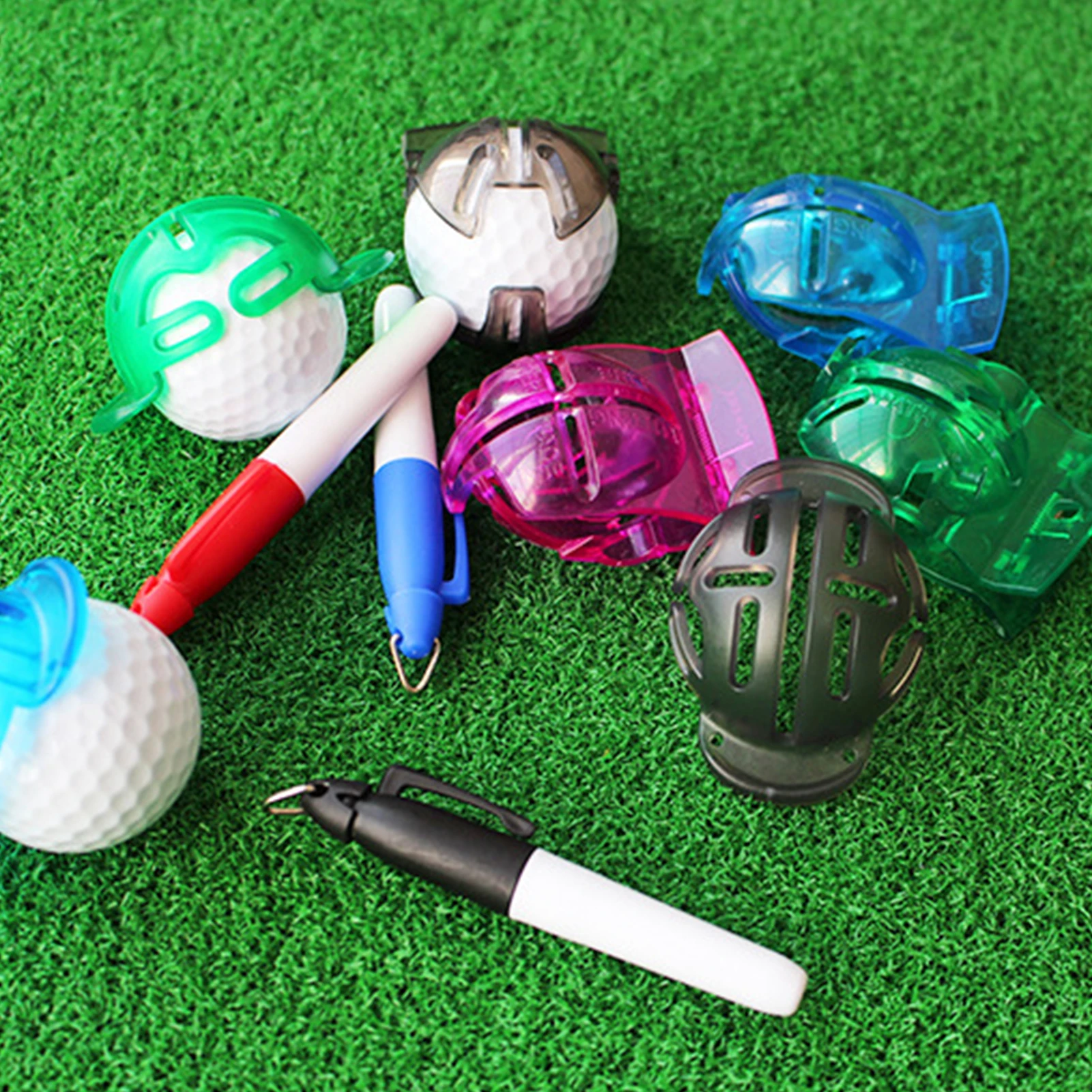 Universal Golfs Marking Liner Golfs Template Alignment Putting Marking Tool Golfs Supplies