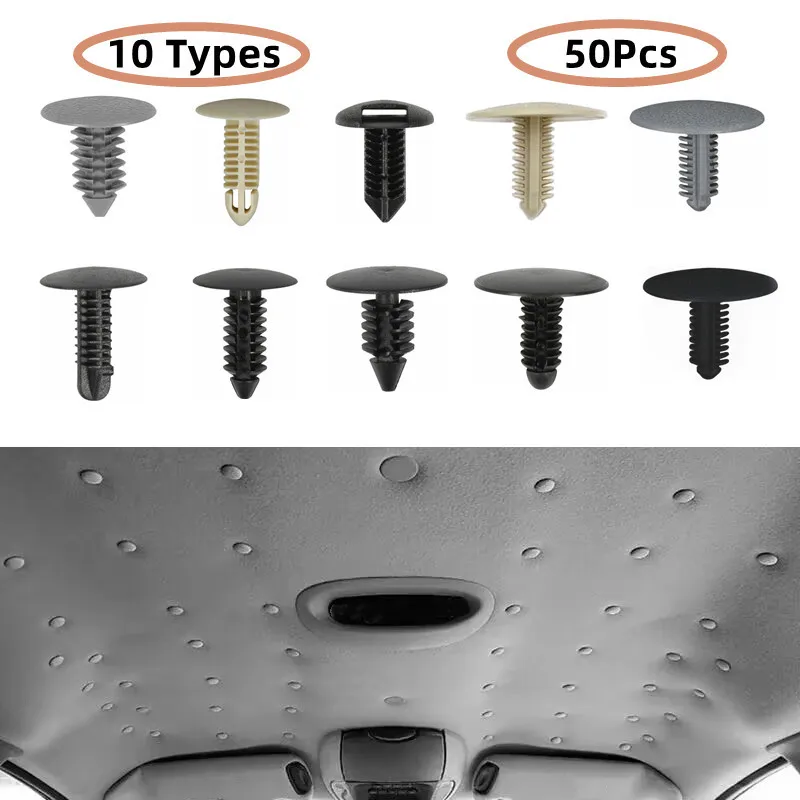 Car Interior Tetto Copertura Del Soffitto Cappuccio Isolamento Cotone Trunk Trim Fastener Clip Cap Vite Rivetto Per Gaz Vauxhall Roewe Lada