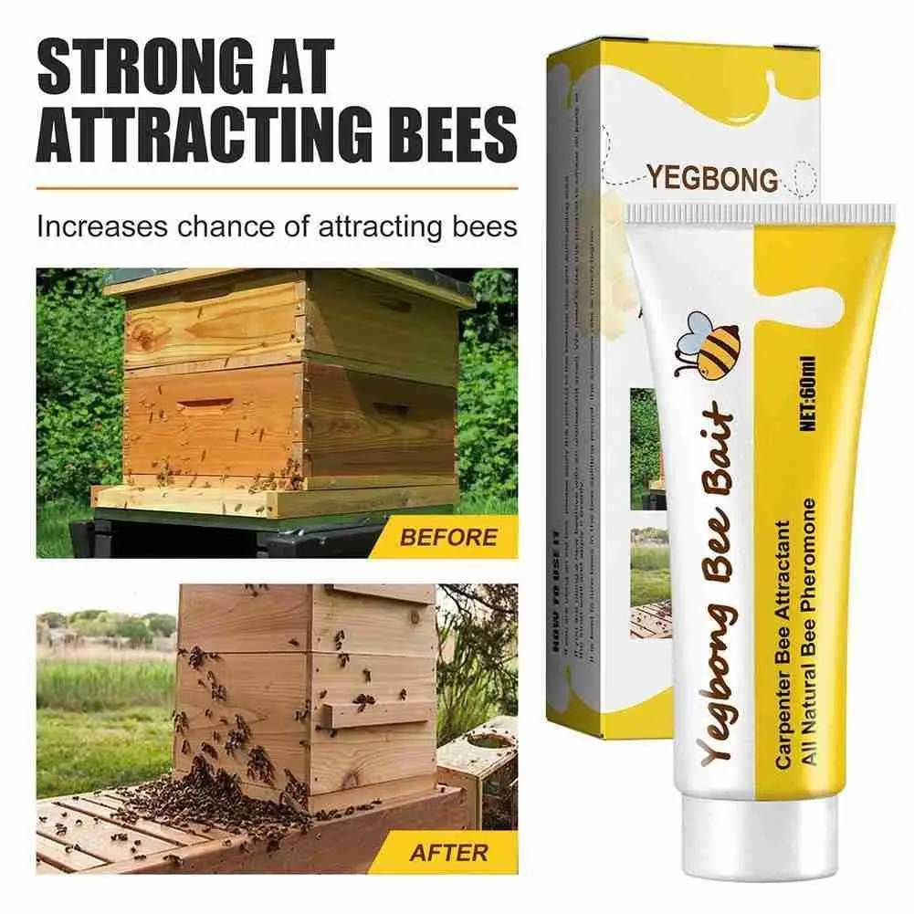 Bee Bait Bee Queen Feromone Easy Catching Lure Bait Swarm Commander Honey Hive Attract Outdoor Apicoltura Bee Attractant Bait