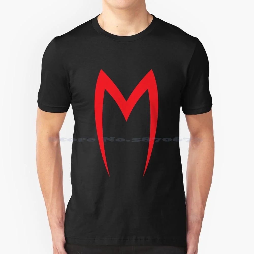 Maglietta Mach Speed 100% Cotone Tee Racer Go Speed Cartoon Film Classic For Street Need Death Mach 5 Race Cartoon Anime