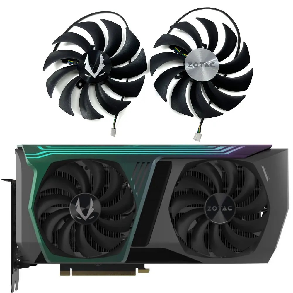 Nuova Ventola Muslimatexatex Rtx 3070 Amp Holo Gpu, Per Ventola Di Raffreddamento Della Scheda Video Zotac Gaming Rtx 3070 Amp Holo, Zt-A30700F-10Plhr