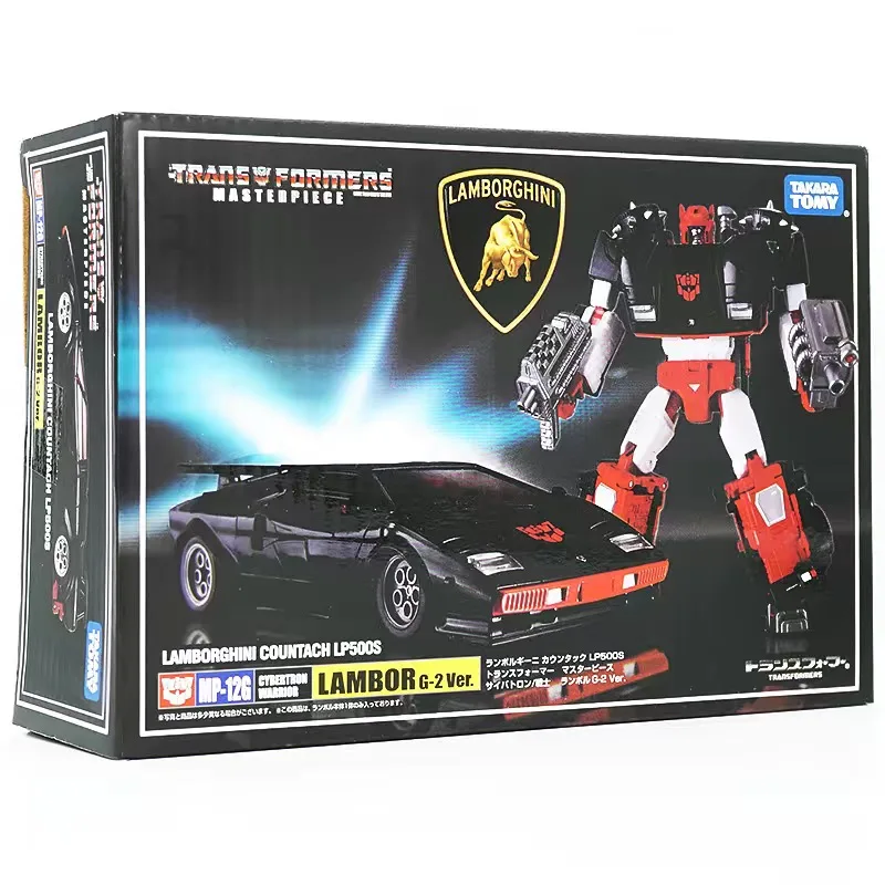 Takara Tomy Transformers Toys Mp-12 Tiger Track Lambor Sideswipe Action Figures Transformer Robot Transformers Figure Toys 18Cm