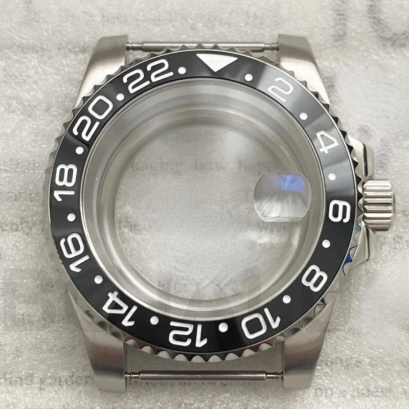 40Mm Nh35 Case 8215 Gmt Vetro Zaffiro Coperchio Inferiore Trasparente Adatto Per Seiko Nh35 Nh34 Nh36 Movimento Ap Uomo Nuovo Stile