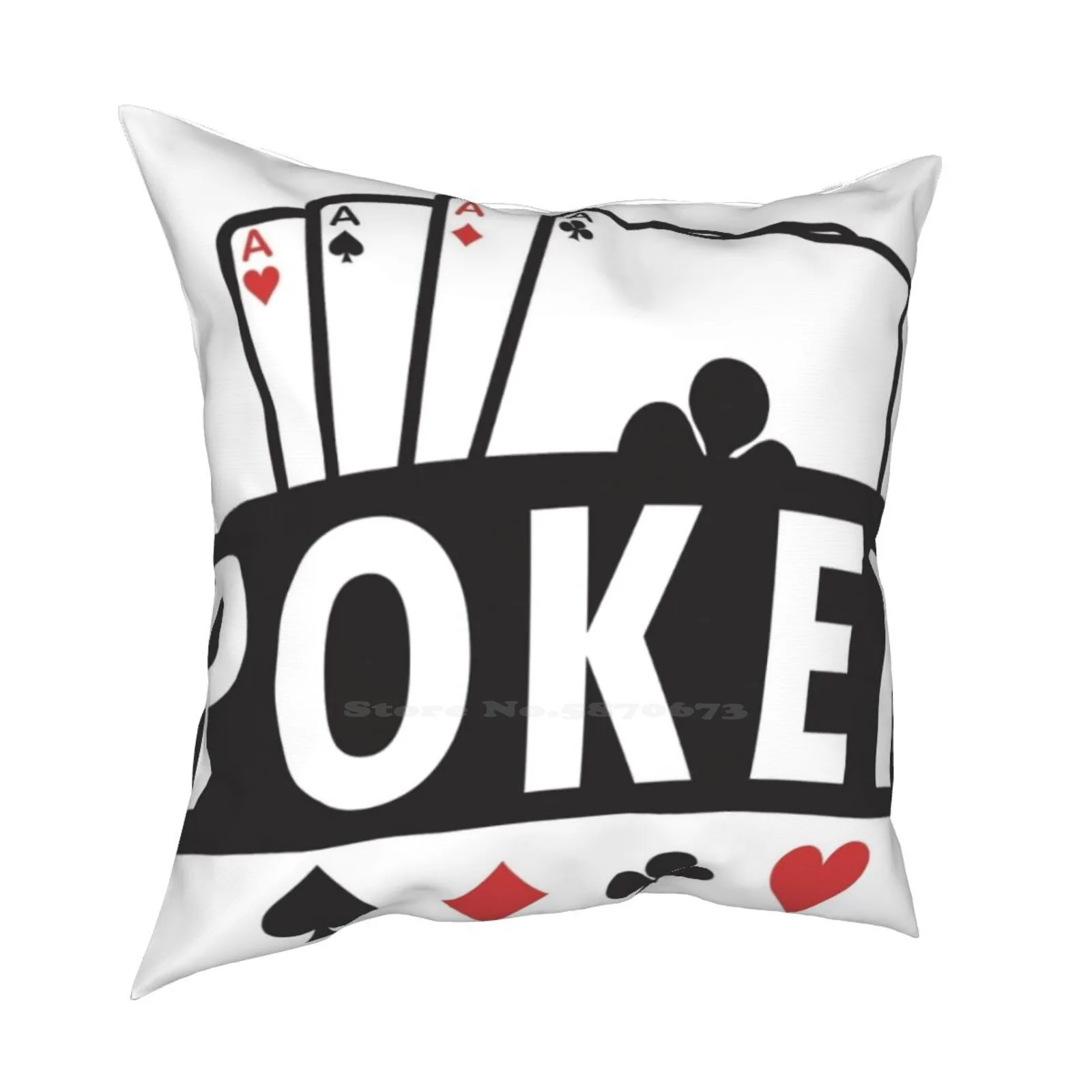 Poker Soft Confortevole Federa Poker All In Gambling Holdem Casino Texas Dadi Vegas Fish Donkey Shark Poker Turbo Drop