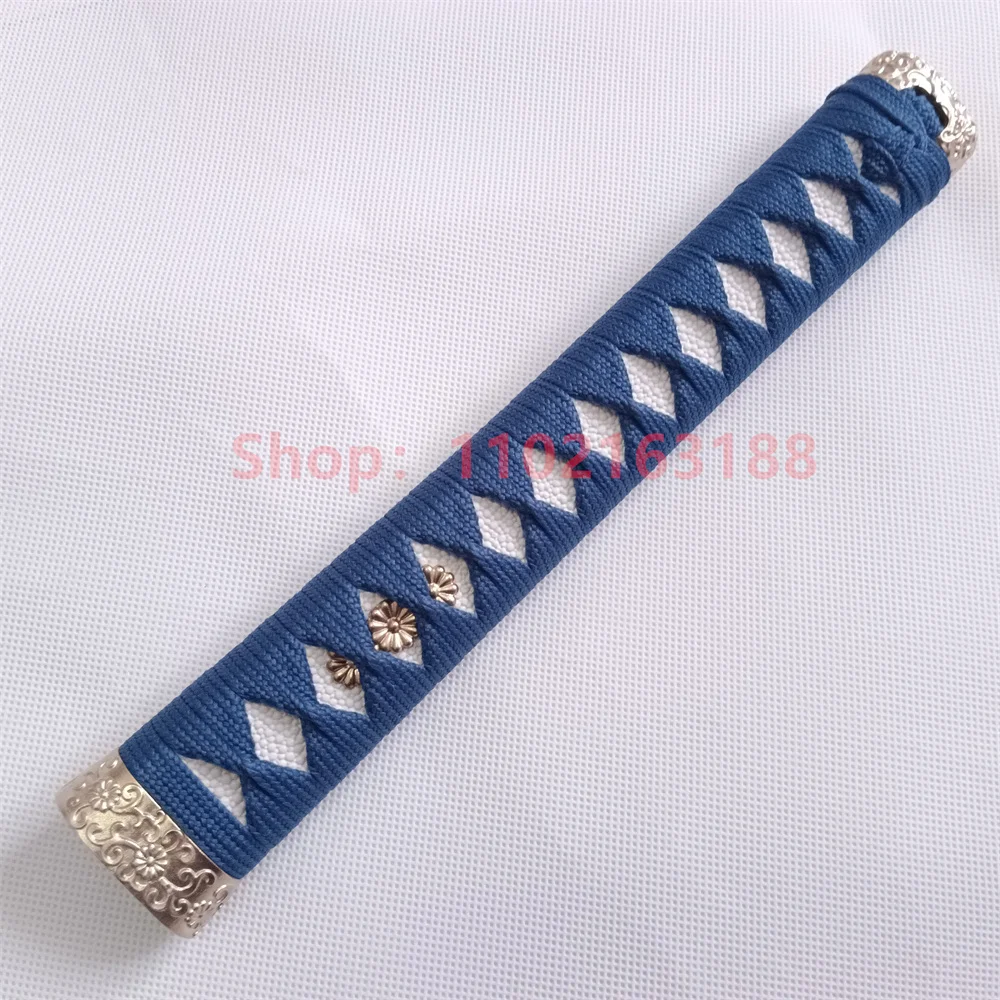 Manico Katana Giapponese Tsuka Hilt Rame Ottone Fuchi Kashira Menuki Per Parti Di Raccordi Spada Samurai Real Japan