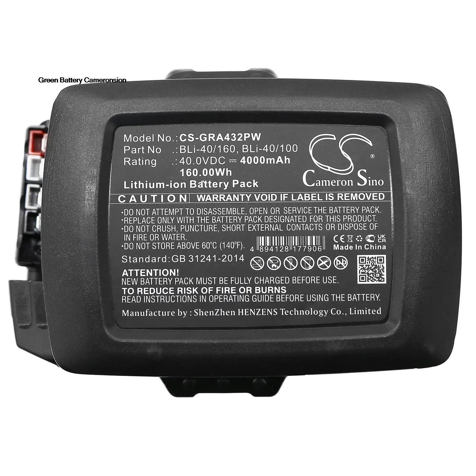 Cameronsion 4000Mah Per Gardena Powermax Li,Powercut Li,Aquaclean Li,Trimmer 115Il, Lc 141C, Qc 330, Muslimah, 967098301