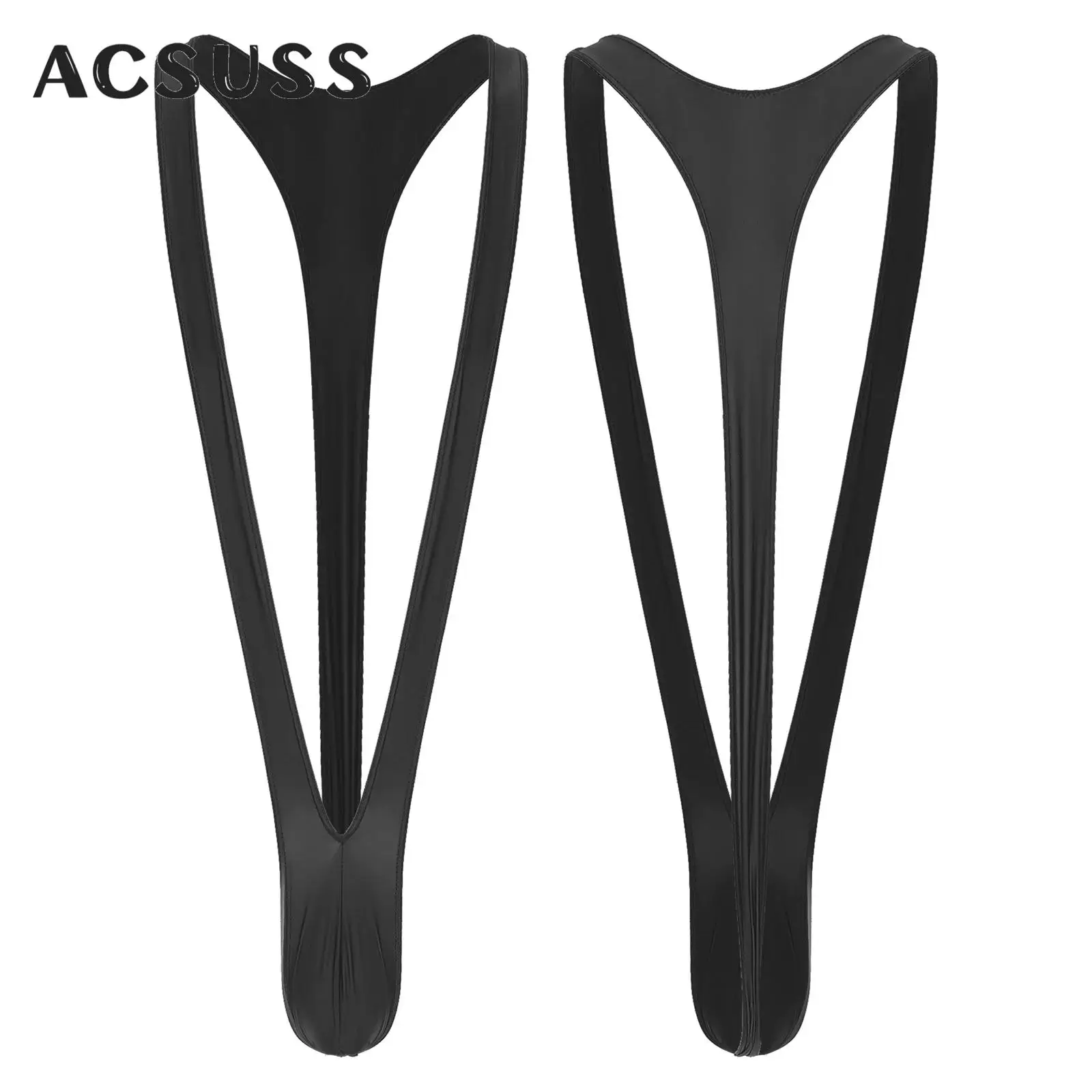 Costume Da Bagno Uomo Mankini Bulge Pouch Thongs Sospensorio Body Intimo Bretella A Forma Di V Body Intimo Wrestling Body