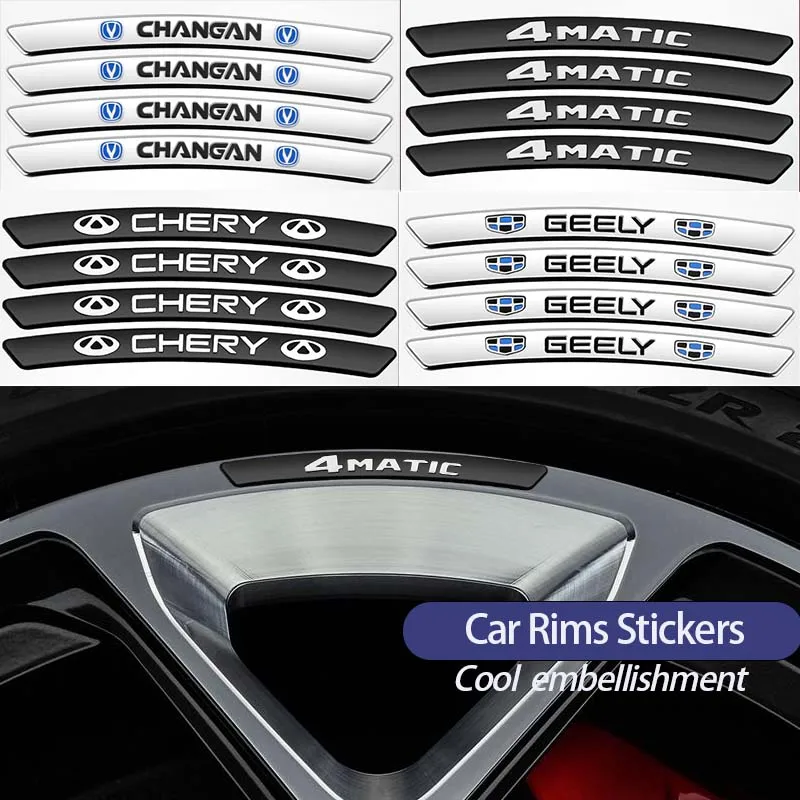 4 Pezzi Distintivi Per Auto In Alluminio Ruote Cerchi Adesivi Accessori Auto Per Renault Dacia Megane 2 3 Clio 4 Captur Kadjar Fluence