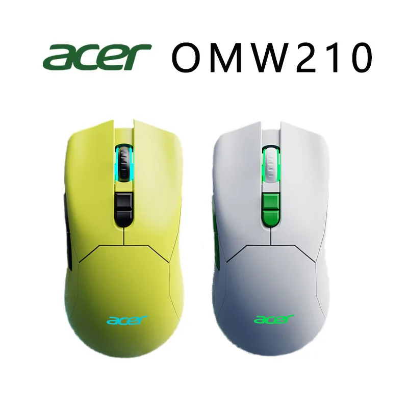 Acer Wireless Game Mouse Pawa 3212 9600Dpi 2.4G Wireless Bluetooth Tre Modalità Fps A Bassa Latenza Gaming Esports Mouse Regalo Di Compleanno