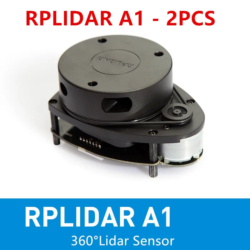 2 Pcs Rplidar A1M8 2D 360 Gradi 12 Metri Di Raggio Di Scansione Lidar Sensore Di Scanner Per Evitare Di Ostacolo E Di Navigazione Di Robot