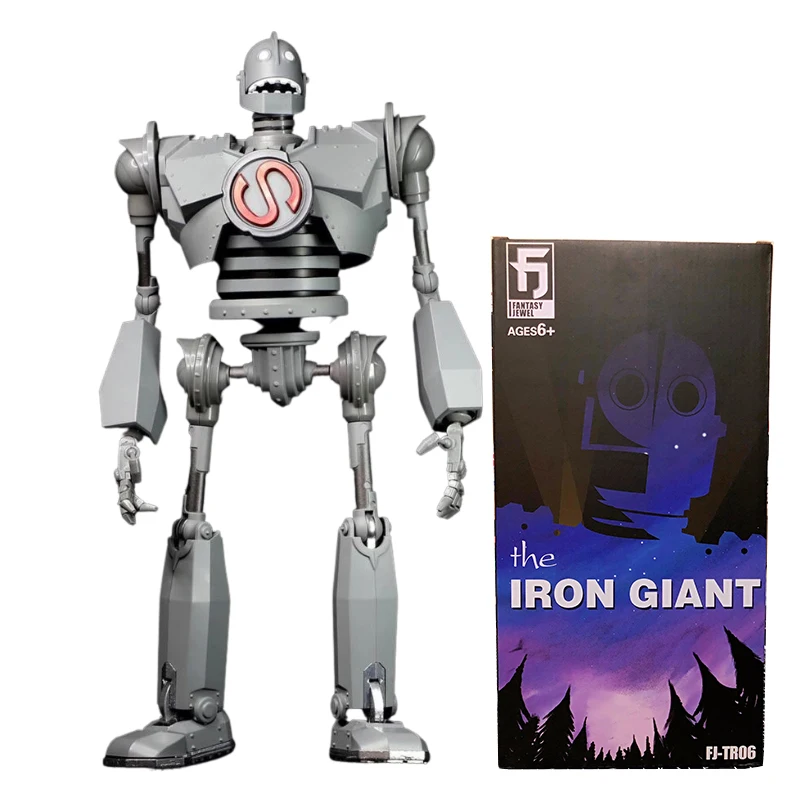 Fj Model The Iron Giant Action Figure Ready Player One Alloy Super Mobile Robot Movie Version Metallic 30Cm Toys For Boys