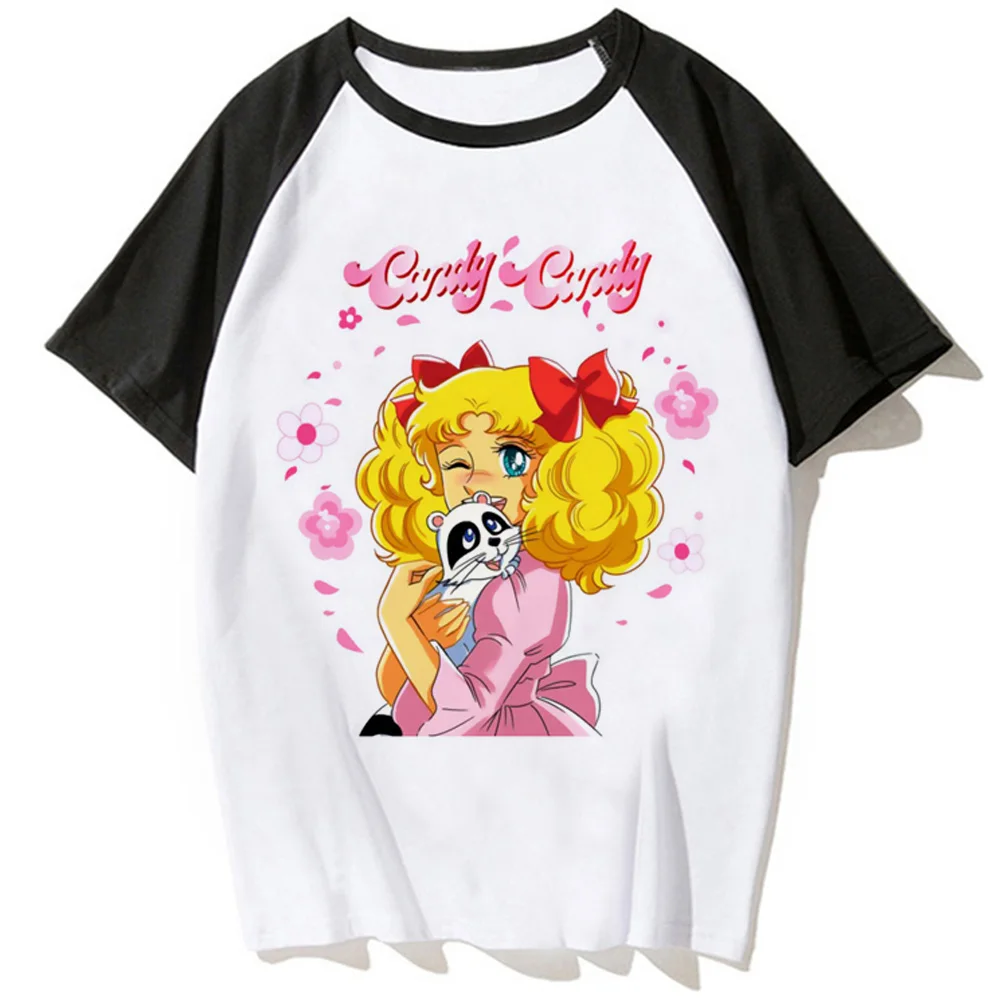 Candy Candy Tshirt Donna Streetwear Designer T-Shirt Girl Manga Funny Designer Clothing