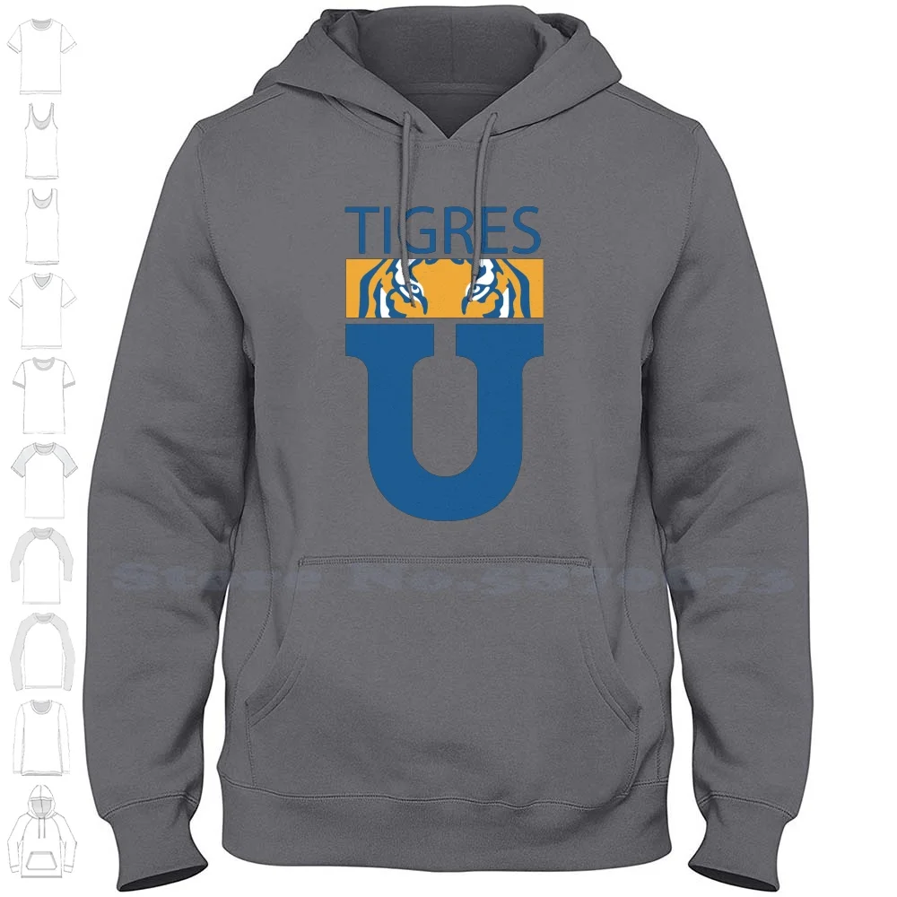Copia De Yo Soy Tigre T-Shirt Uanl Monterey Campeon Mexico Soccer Felpa Con Cappuccio A Maniche Lunghe Felpa Calcio Calcio Messico