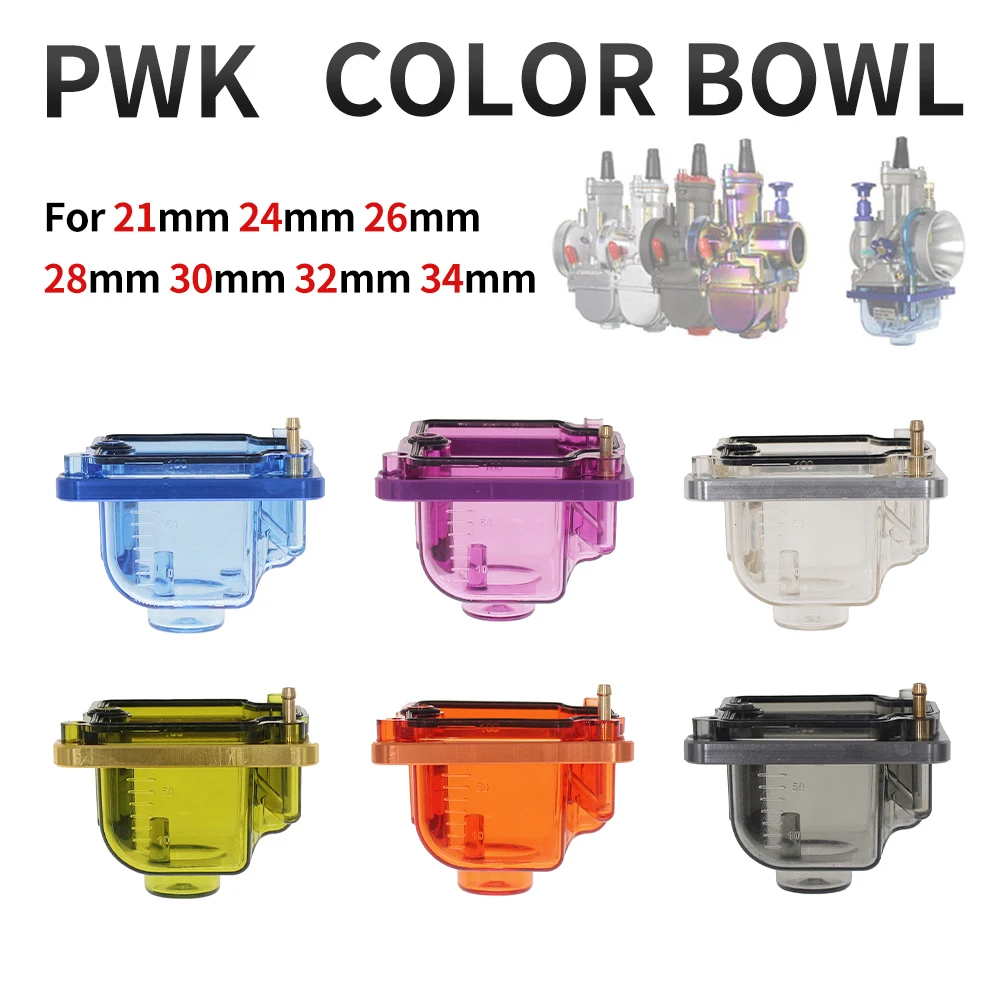 Pwk Carburatore Carburatore Power Jet Serbatoio Del Carburante Carb Float Bowl Comp Chamber Tazza Dell'Olio Trasparente Per Carburatore Pwk Carb
