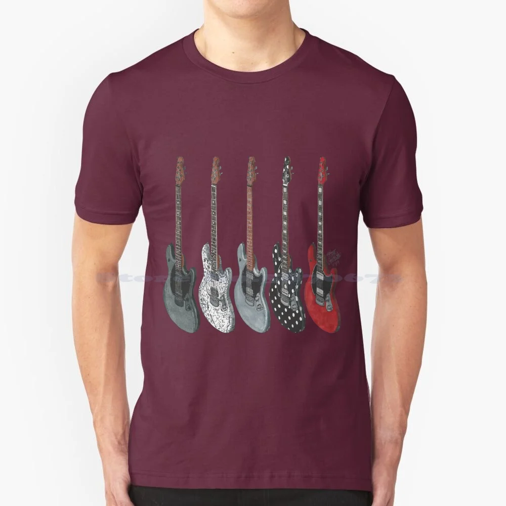 Basses T Shirt 100% Cotone Tee Kevin Skaff Al Giorno Per Ricordare Ernie Ball Music Man Chitarra Stingray