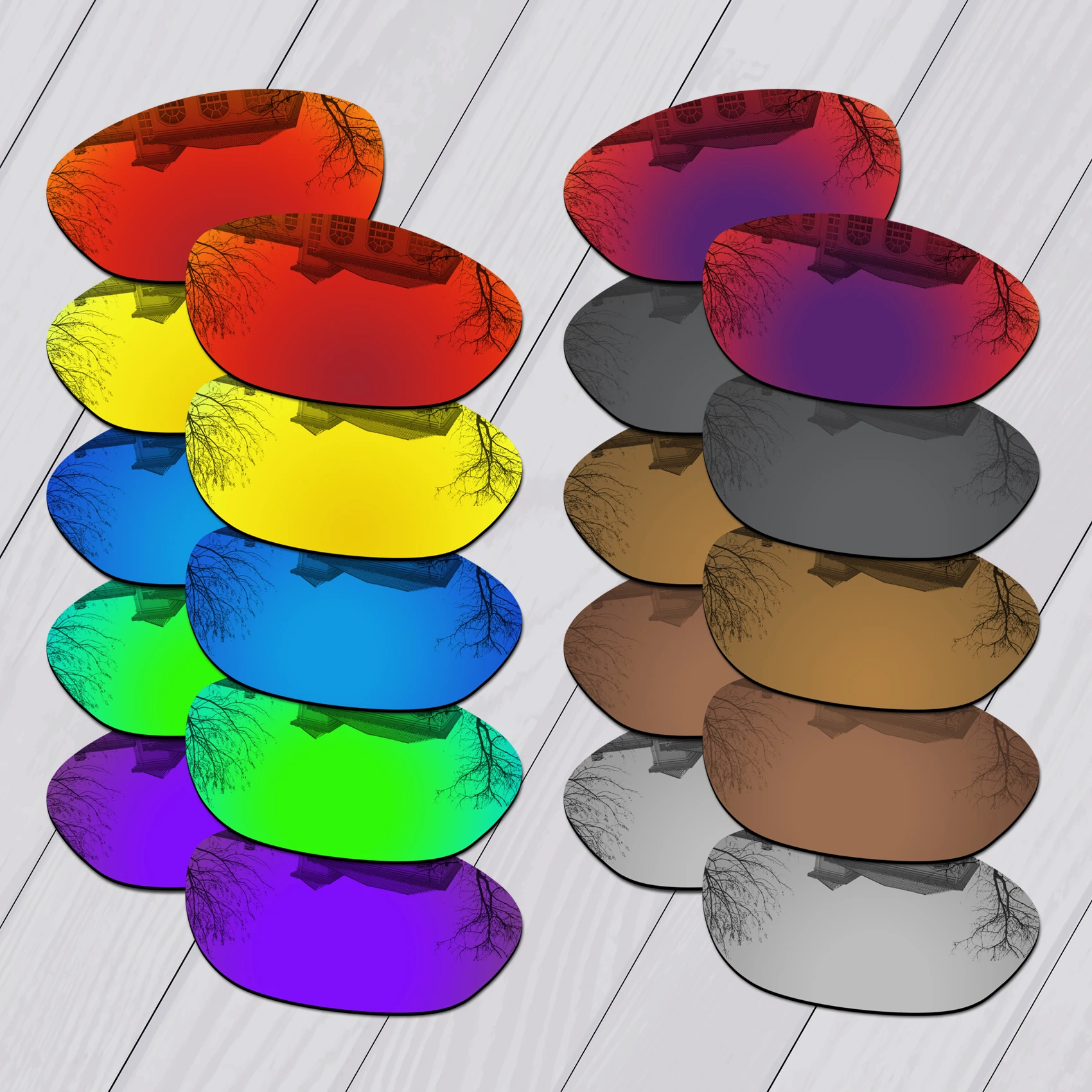 Lenti Di Ricambio Potenziate Polarizzate E.O.S Per Occhiali Da Sole Oakley Splice-Scelta Multipla