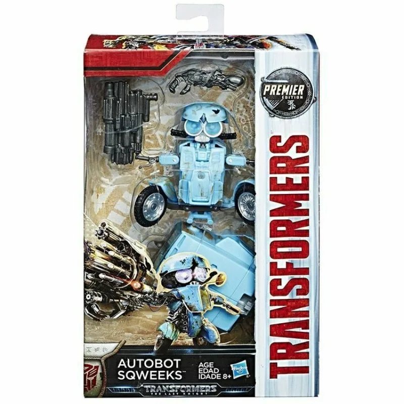 Original Strappo Transformers Movie 5 Deluxe Enhanced Mini Motorcycle Premier Model Anime Action Figure Collection Toys