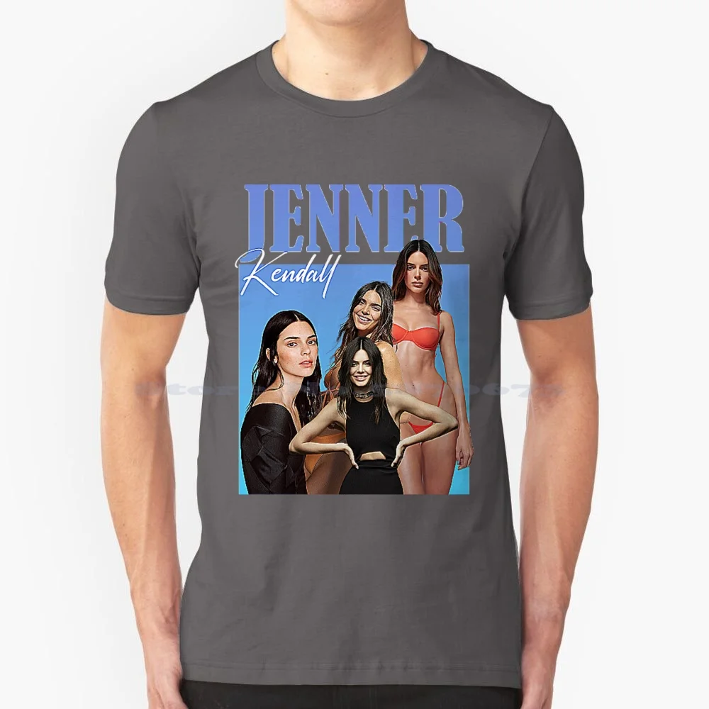 Kendall Jenner T Shirt 100% Cotone Tee Kendall Jenner Intervista Kris Jenner Kendall Jenner Scrittore Kendall Jenner Su Fallon