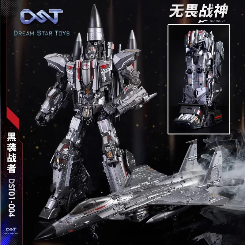 Dream Star Toys Superion Dst004 Black Raider F15 Fighter Jet Deformation Toy