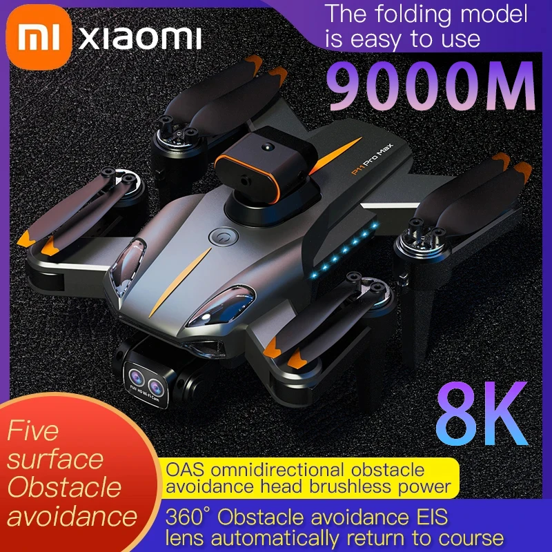 Xiaomi P11 Drone 8K 5000M Gps Drone Professionale Hd Fotografia Aerea Evitamento Ostacoli Drone Fourrotor Elicottero Rc Distanza