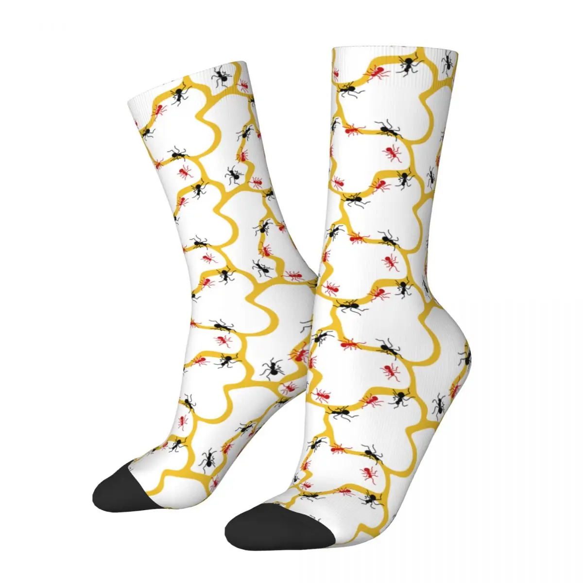 All Season Casual Unisex Cute Ants Black Red Ant Socks Merchandise Skateboard Socks Super Soft Best Gifts