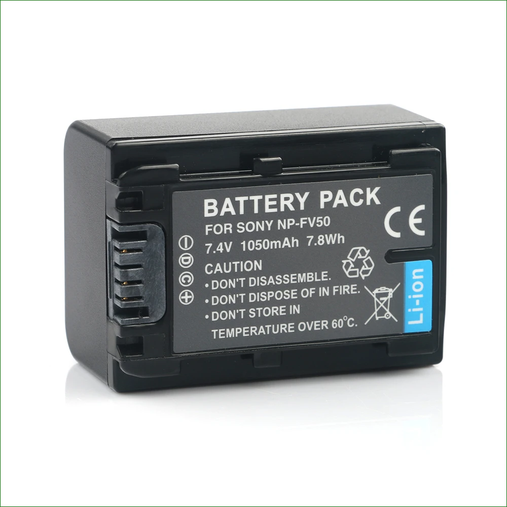 Np-Fv50 Np Fv50 Batteria 1050Mah Batterie Della Macchina Fotografica Per Sony Fdr-Axp55 Hxr-Nx30 Hxr-Nx70 Hxr-Nx80 Pxw-X70 Pxw-Z90 Hxr-Mc50E