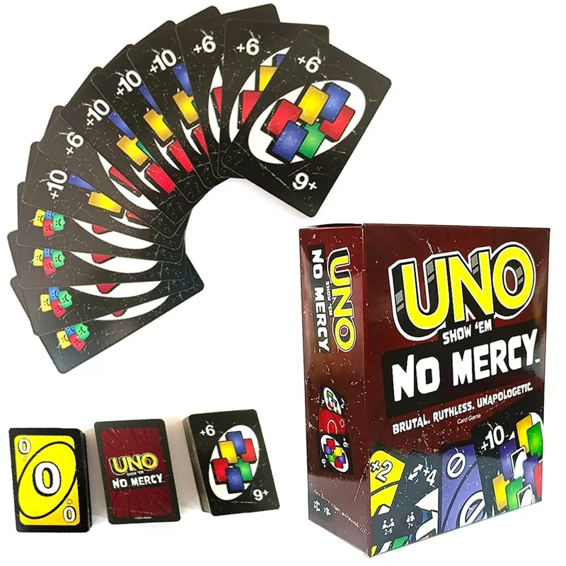 I Più Nuovi Giochi Da Tavolo Uno No Mercy Game Uno Cards Table Family Party Entertainment Uno Games Card Toys Bambini Compleanno Natale