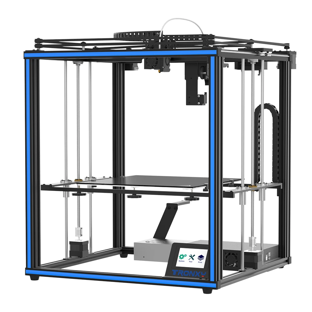 2023 Stampante 3D Tronxy X5Sa Pro Upgrade Sensore Tr Con Vetro 330*330Mm Struttura Del Telaio Corexy Stampa Stabile Ad Alta Precisione