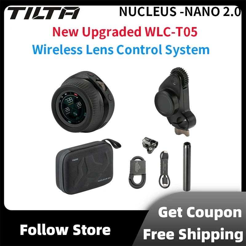Tilta Wlc-T05 Nucleus-N 2.0 Nucleus Nano Follow Focus Sistema Di Controllo Dell'Obiettivo Wireless Compatibile Per Motore Rs E Nucleus-M