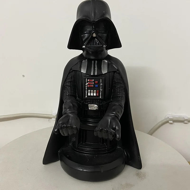 Star Wars Action Figure Groot White Black Samurai Darth Vader Ornaments Creative Game Handle Phone Holder Model Toy Home Decor