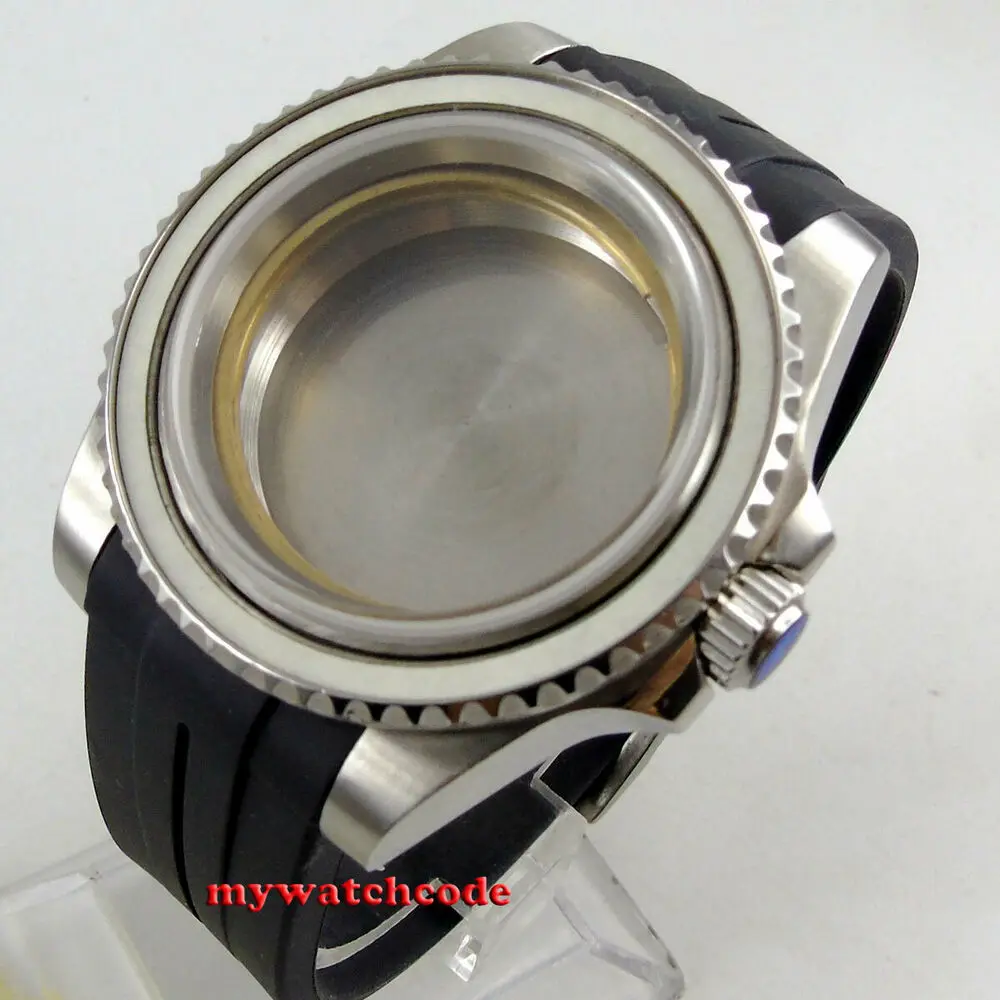 40Mm Sapphire Glasss Sub Watch Case Fit Japan Nh35 Nh36 Eta 2824 2836 Miyota 8215 Mingzhu 3804 2813 Movimento