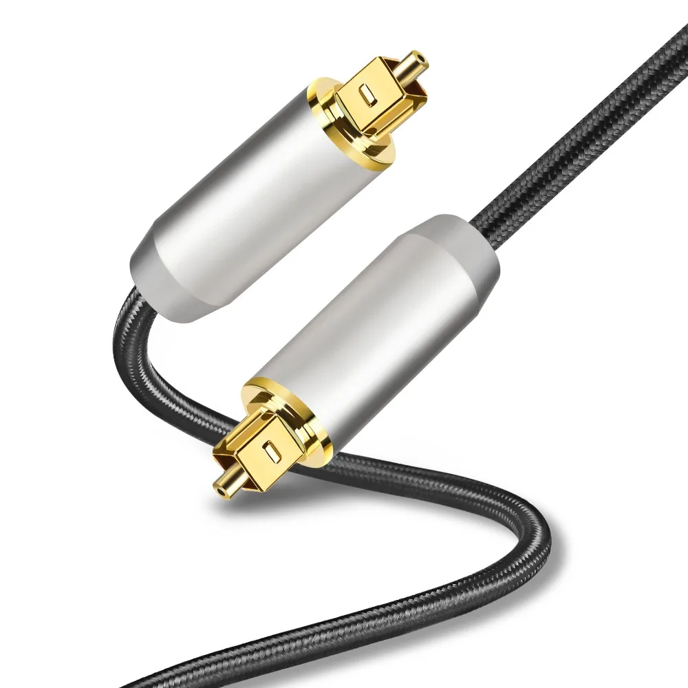Cavo Audio Ottico, Cavo Toslink Cavo Ottico Digitale Maschio-Maschio Con Placcatura In Oro Per Home Theater, Soundbar, Tv, Xbox